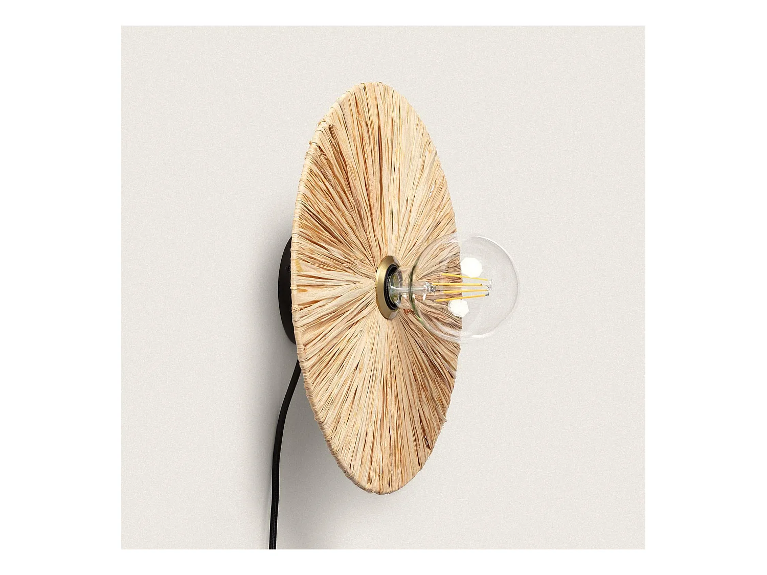 Applique da Parete Rafia Kanga Naturale