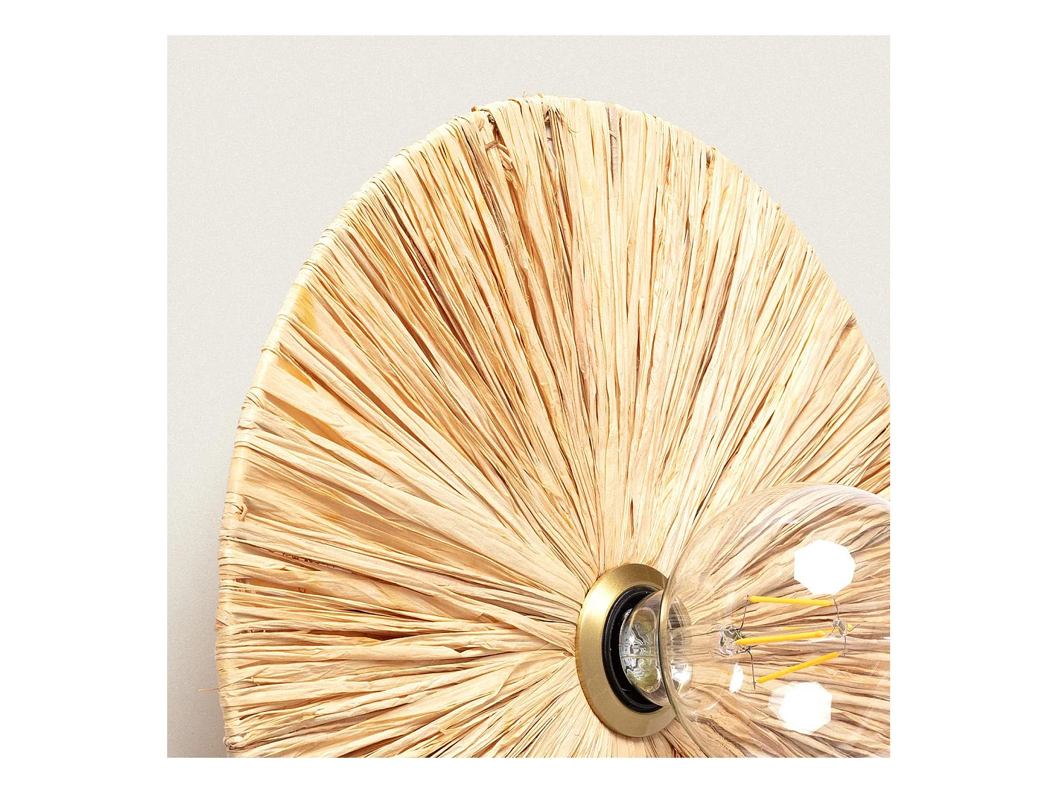 Applique da Parete Rafia Kanga Naturale