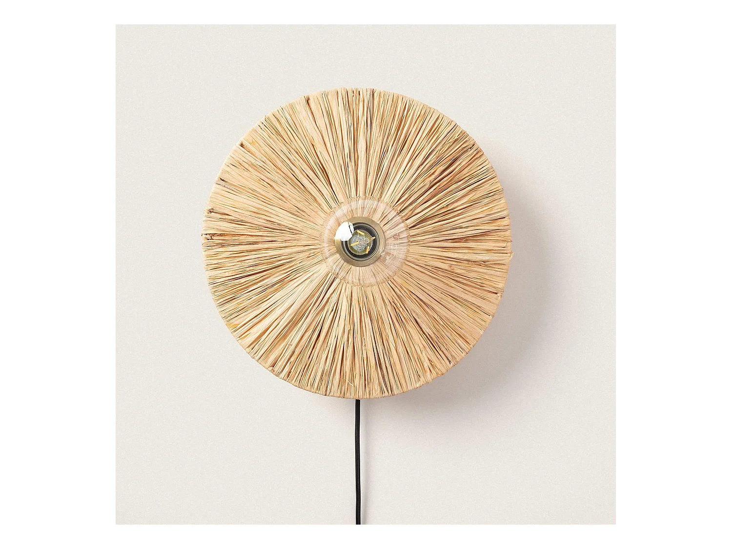 Applique da Parete Rafia Kanga Naturale