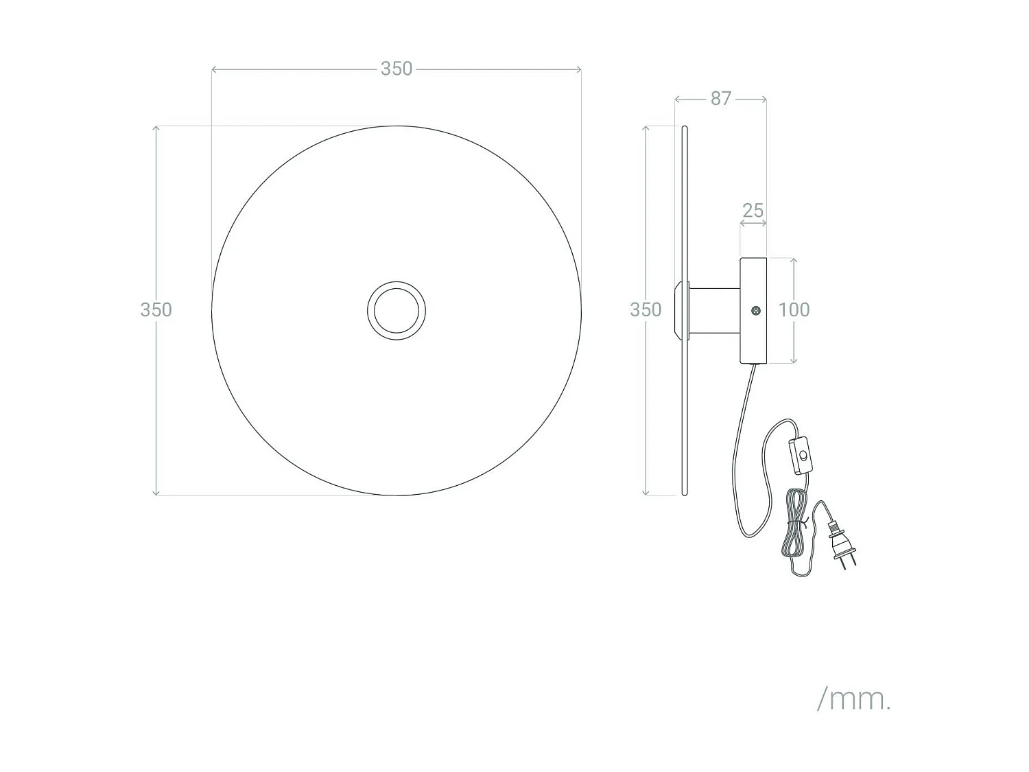 Applique Murale Raphia Kanga  Naturel