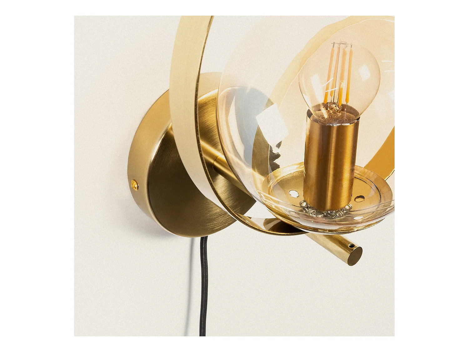 Lampe Murale Métal Dodoma Doré