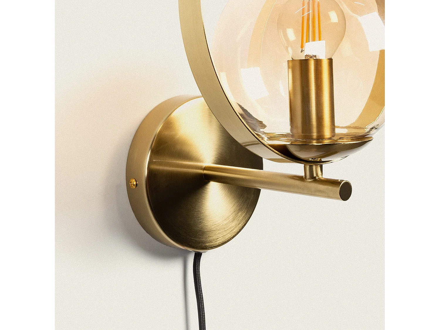 Lampe Murale Métal Dodoma Doré