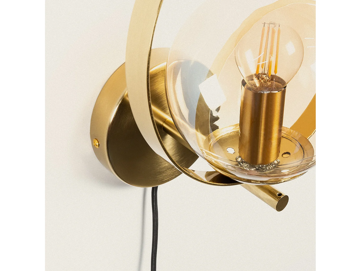 Lampe Murale Métal Dodoma Doré