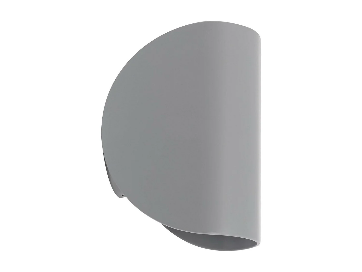 Aplique de Pared LED 6w de Aluminio Iluminación Doble Cara Gaia Gris 3000K Blanco Cálido