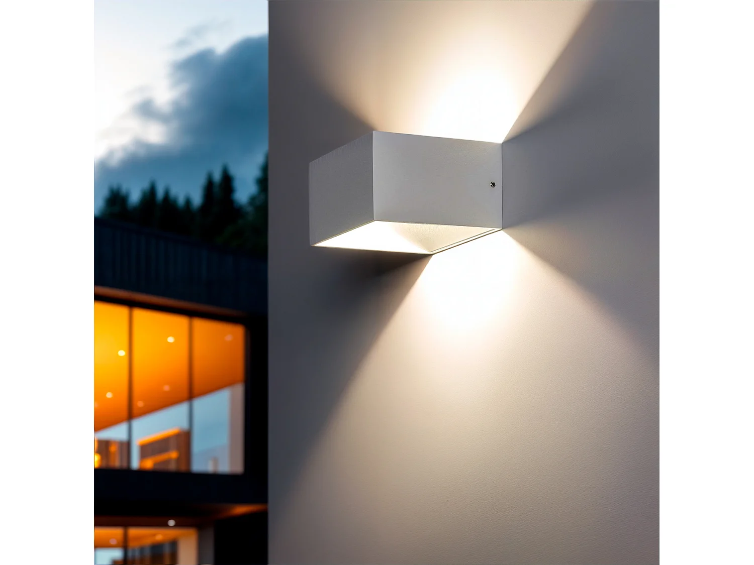 Aplique de Pared LED 6W de Aluminio Iluminación Doble Cara Lico Blanco 2700K Blanco Cálido