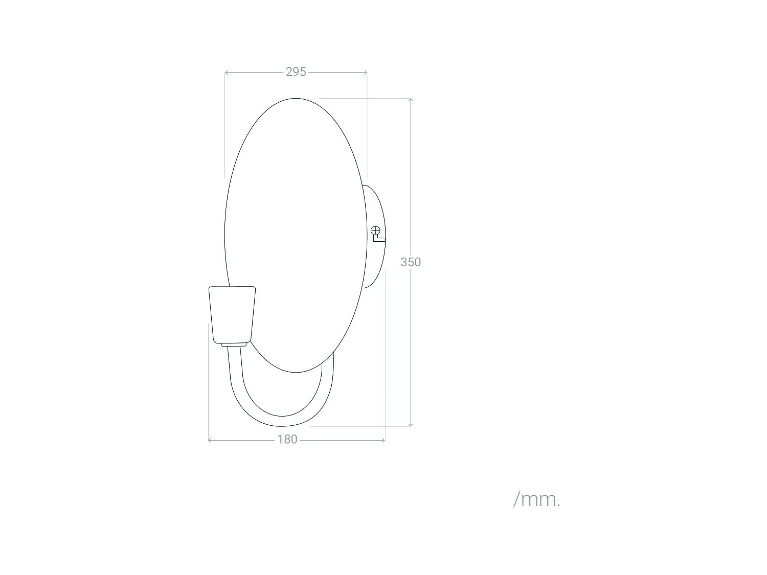 Lampe Murale Métal Anusha Doré