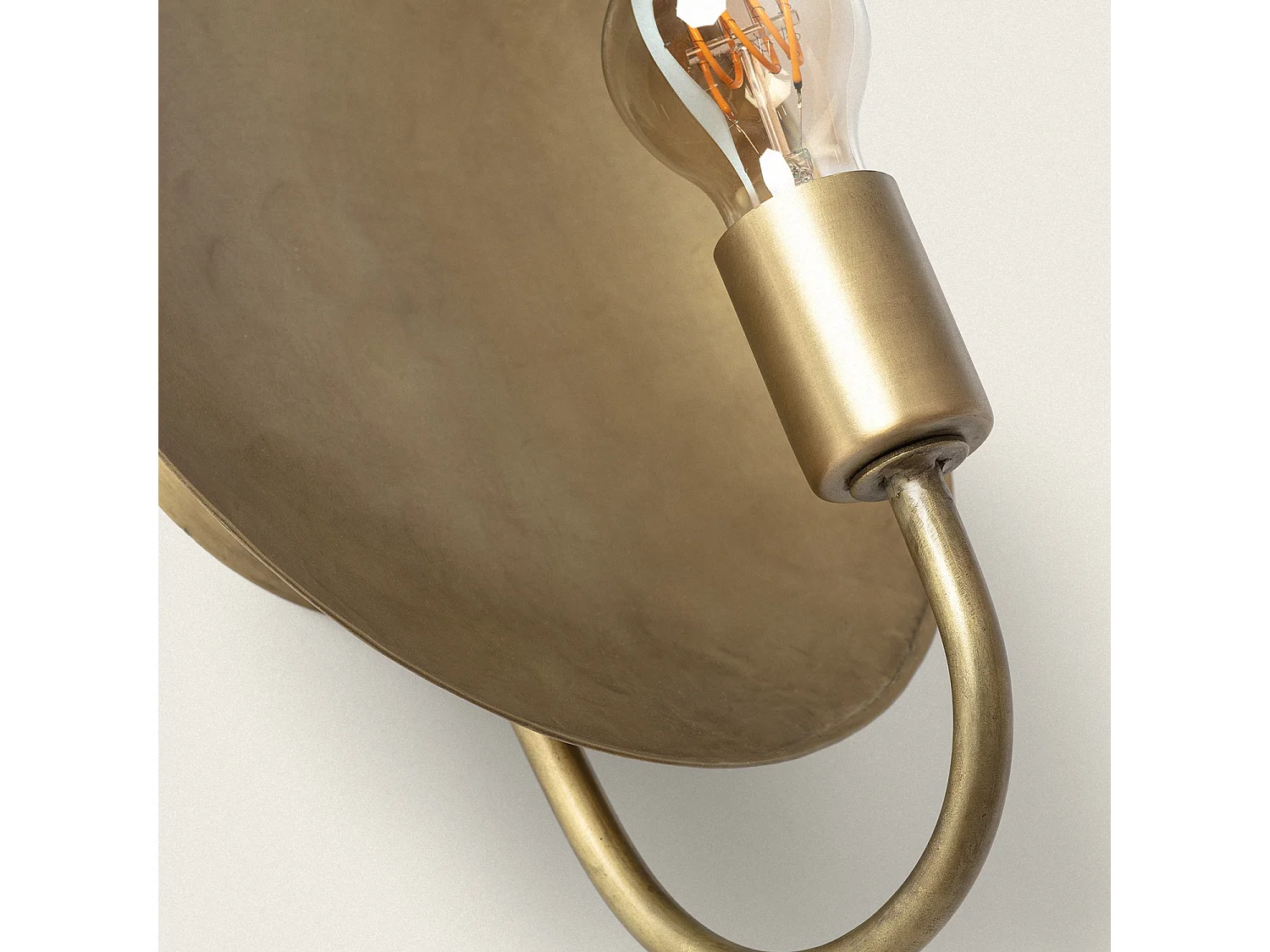 Lampe Murale Métal Anusha Doré