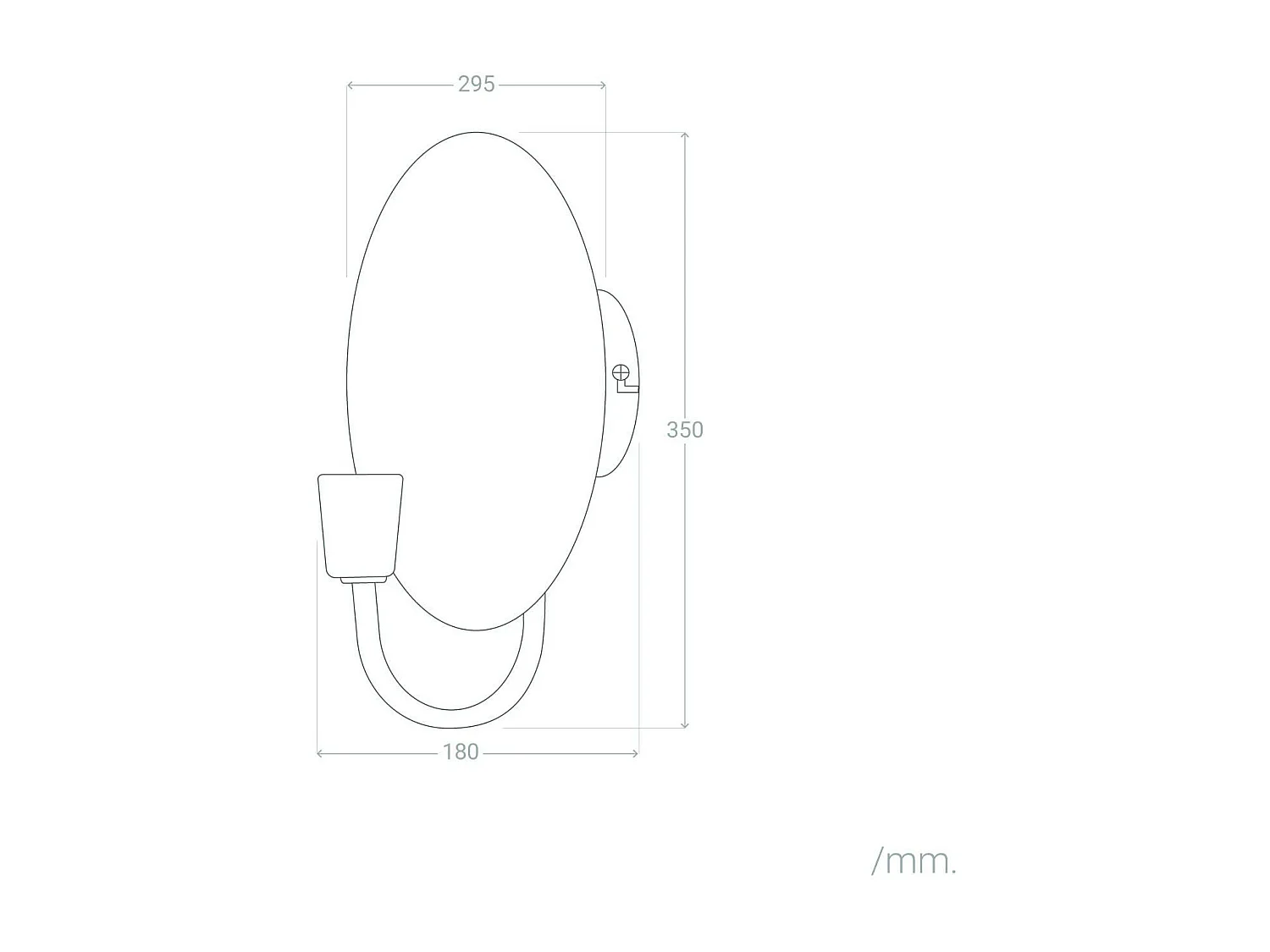 Lampe Murale Métal Anusha Doré