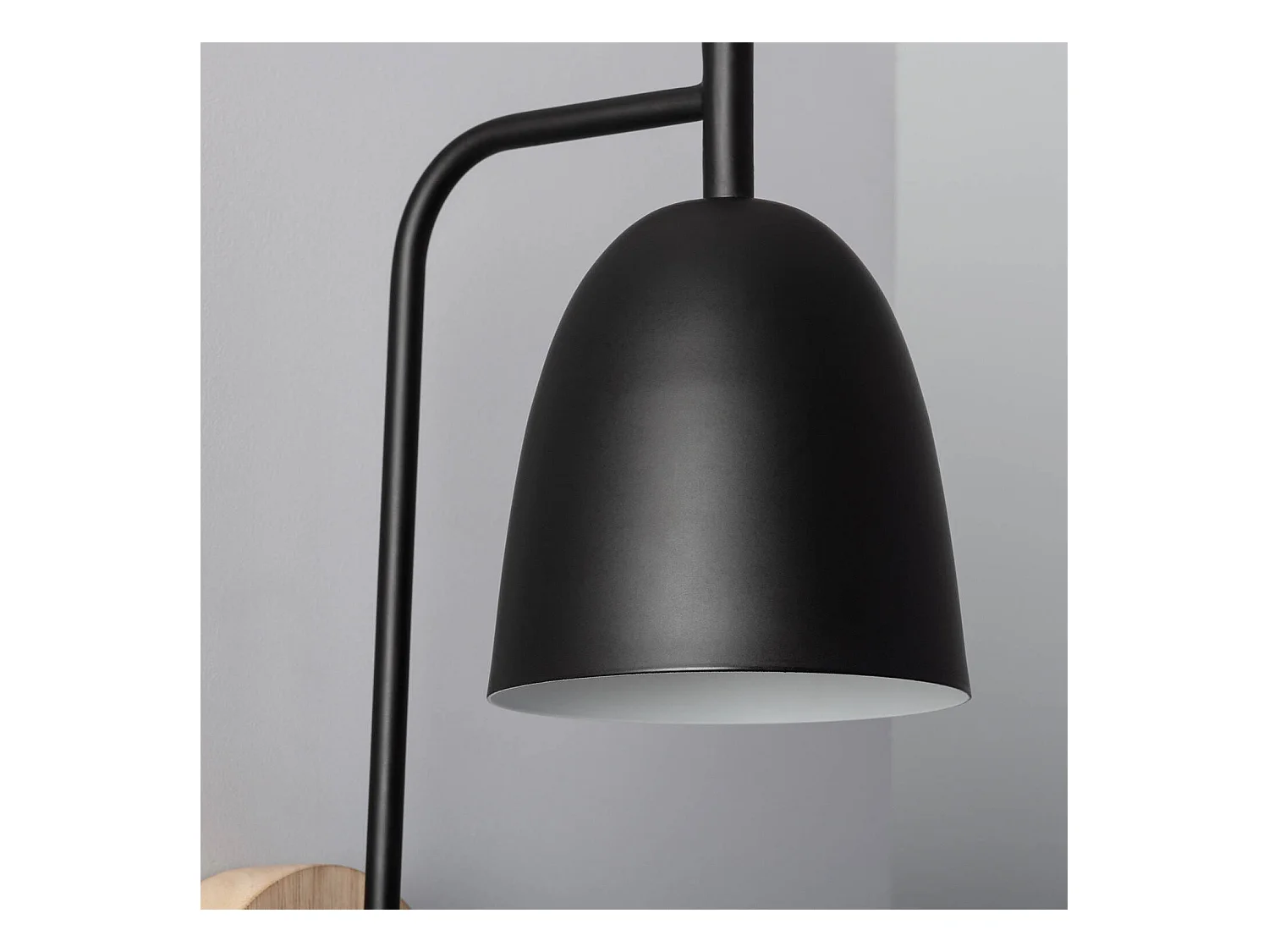 TechBrey Lámpara de Pared de Madera y Metal Fresne