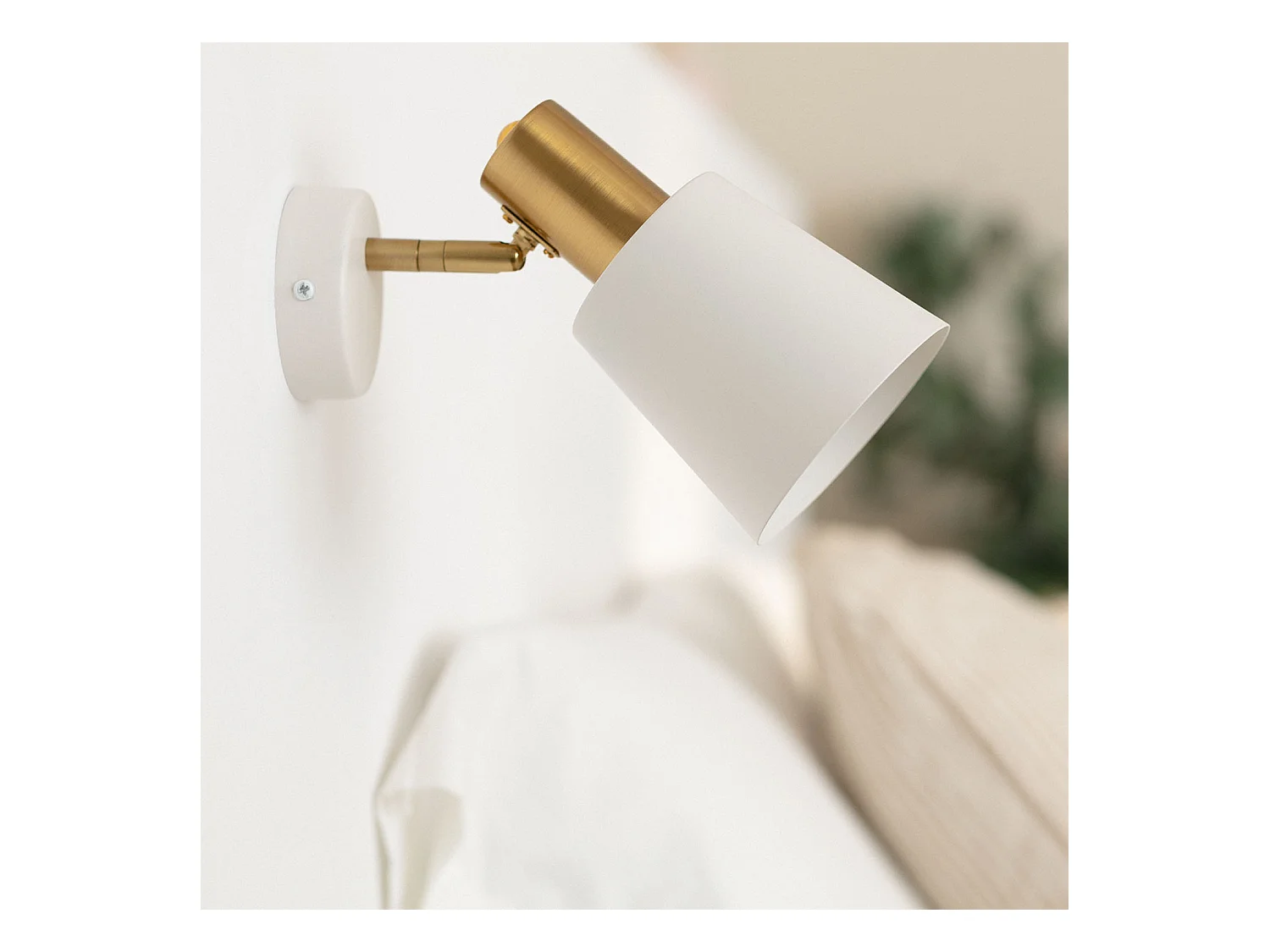 Lámpara de Pared Metal Tatlin Blanco