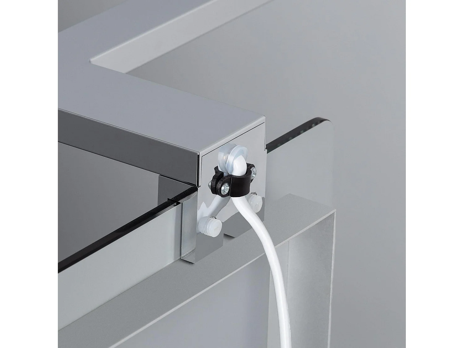 Applique per Specchio del Bagno Carl 5W Argento 4000K Bianco Naturale