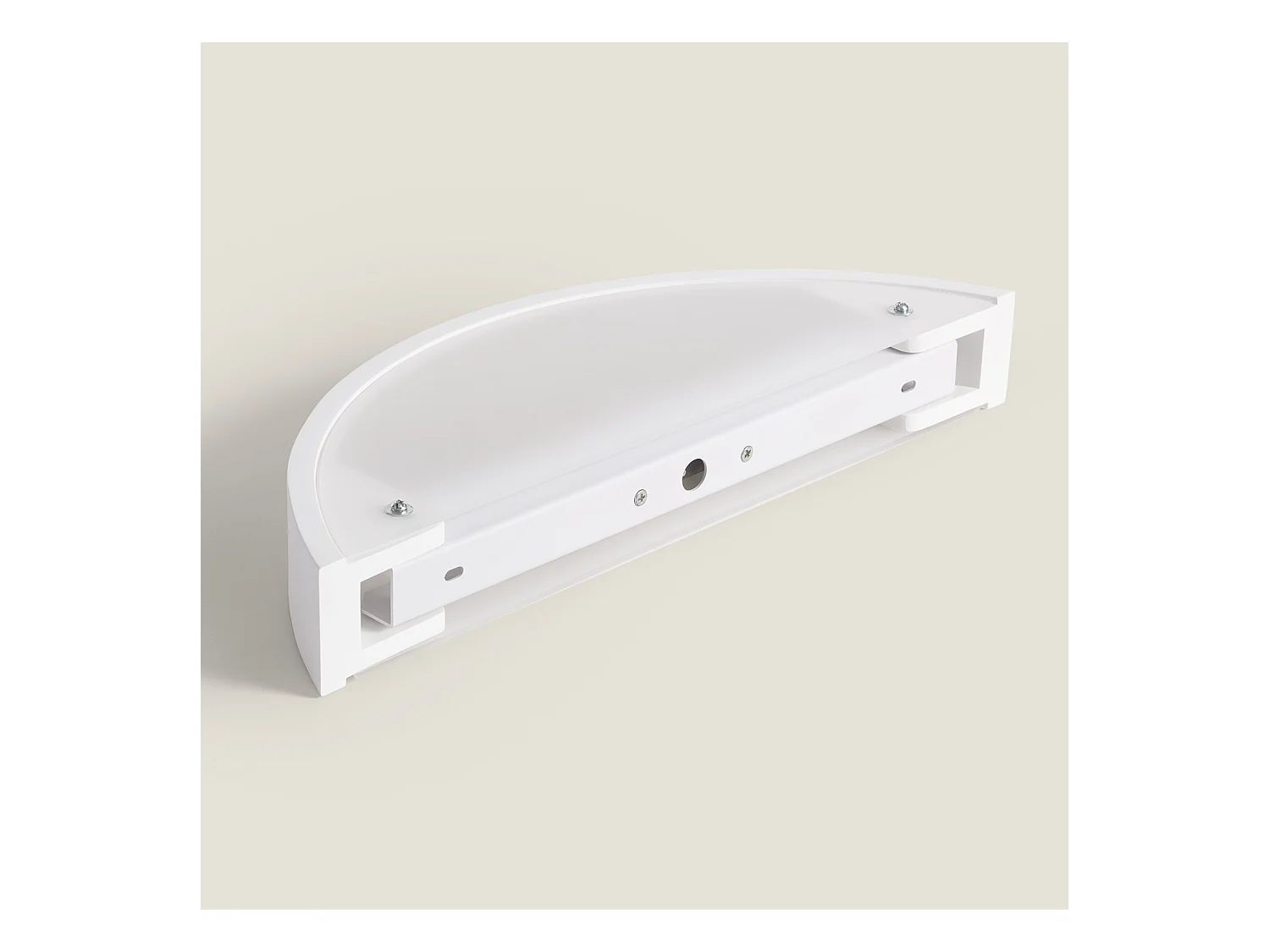 Aplique de Pared de Yeso Iluminación Doble Cara Upinde Blanco