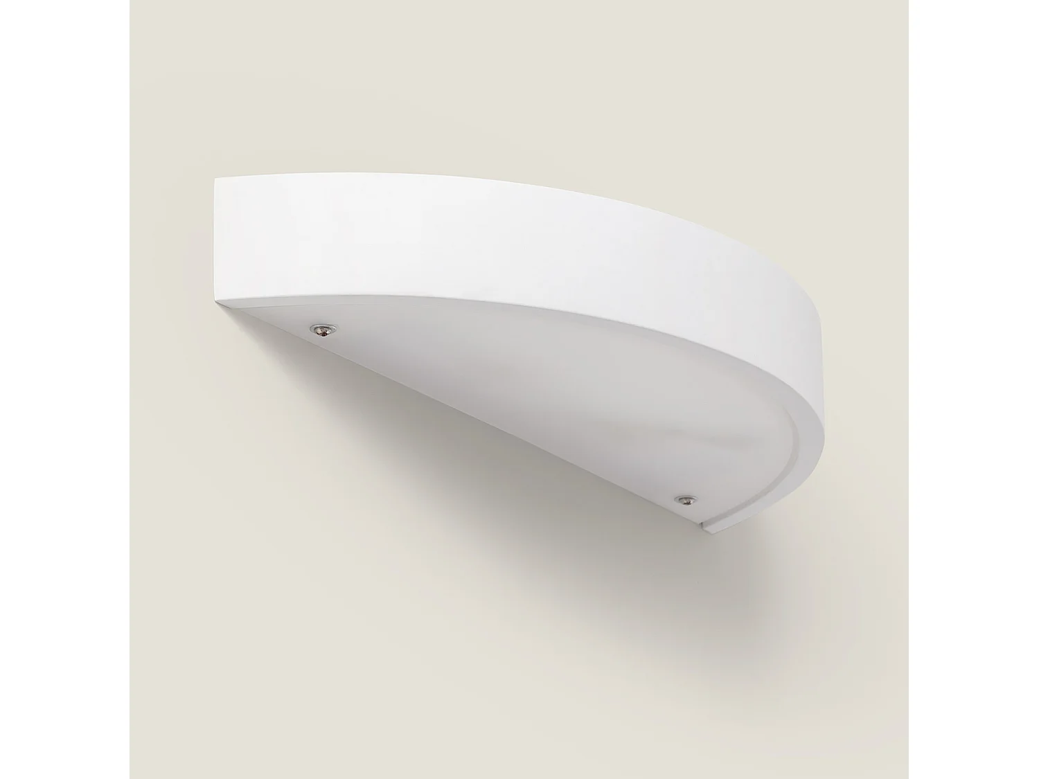 Applique Murale Plâtre Éclairage Double Face Upinde Blanc