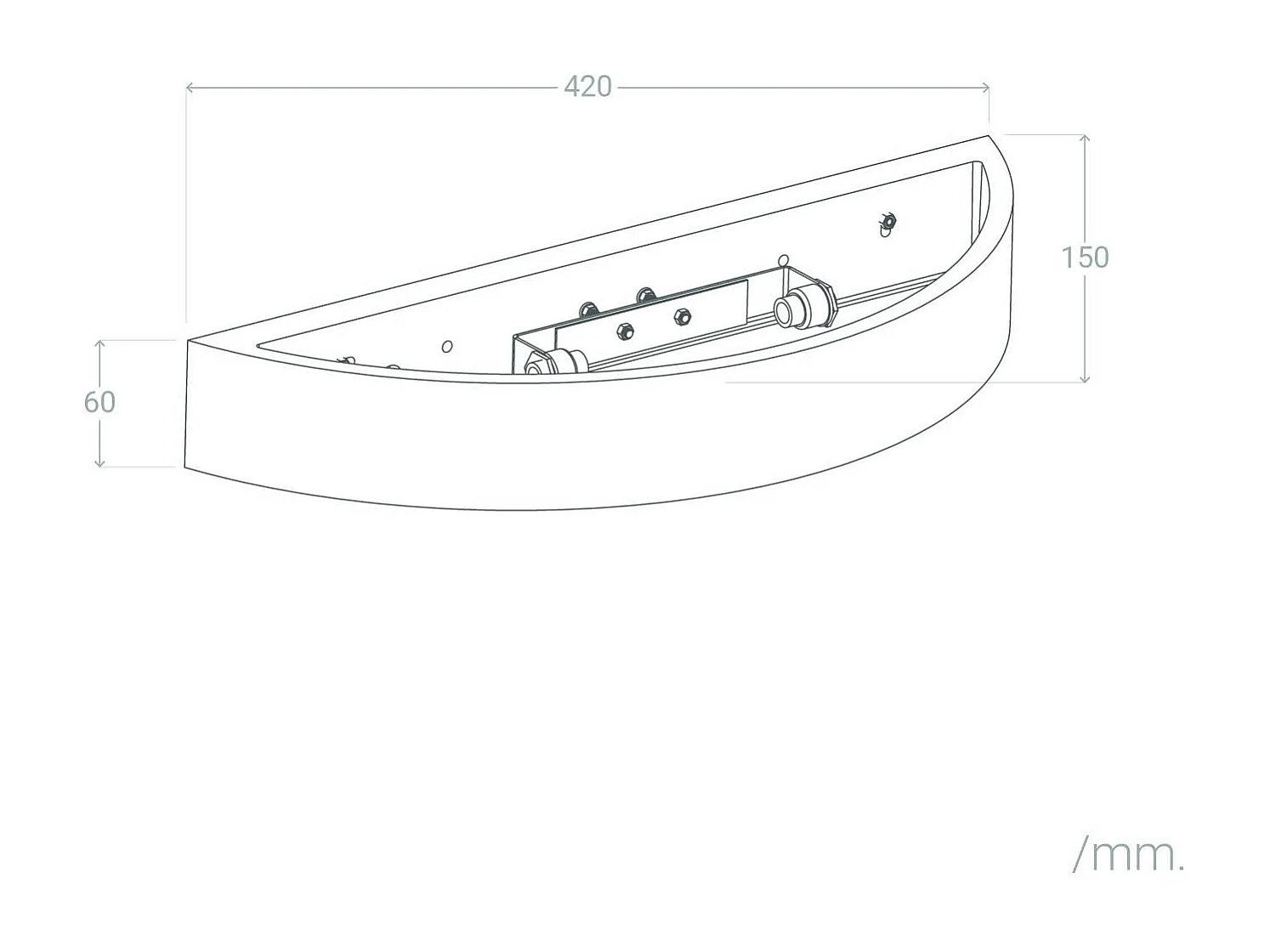 Applique Murale Plâtre Éclairage Double Face Upinde Blanc
