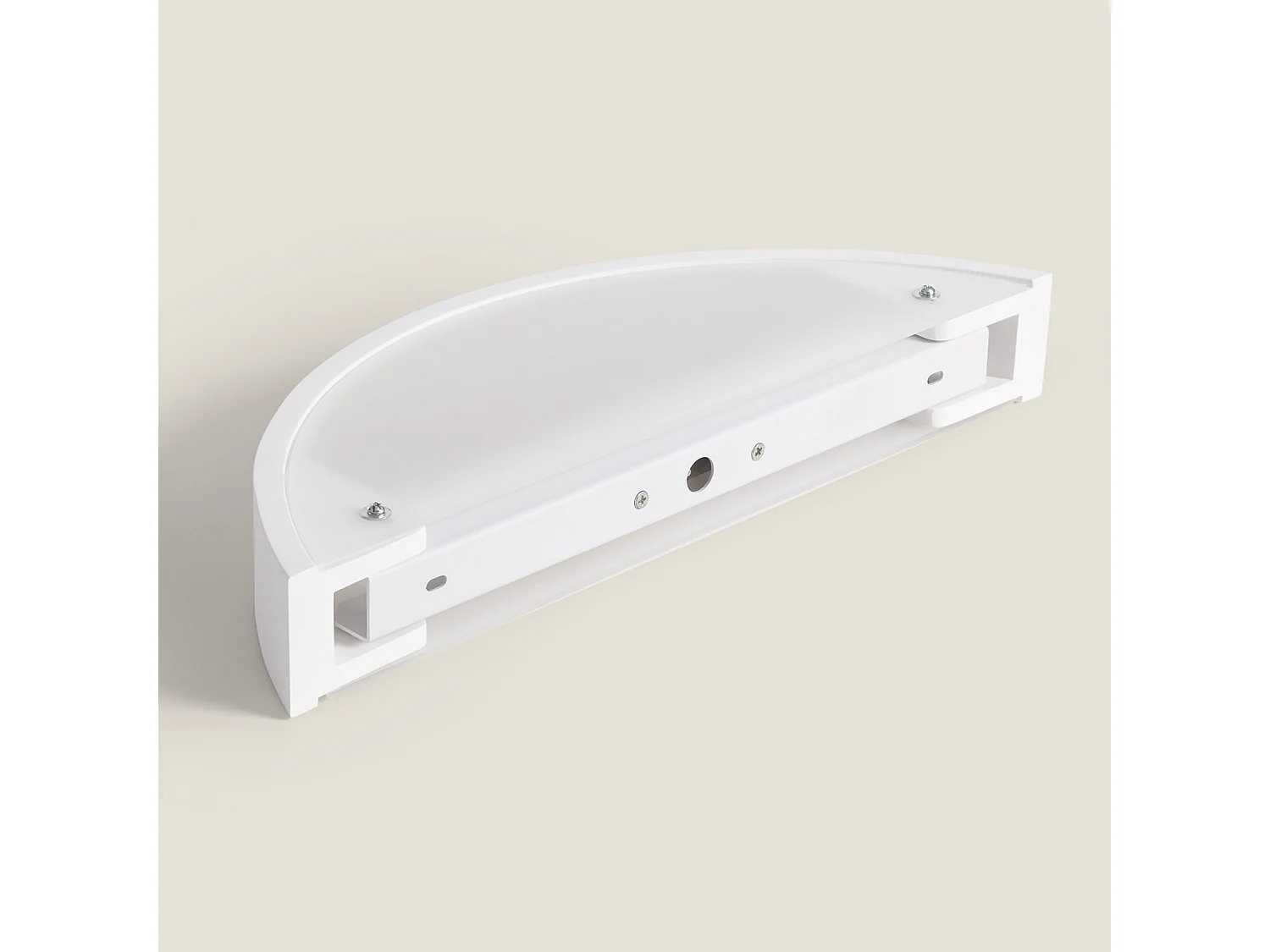 Aplique de Pared de Yeso Iluminación Doble Cara Upinde Blanco