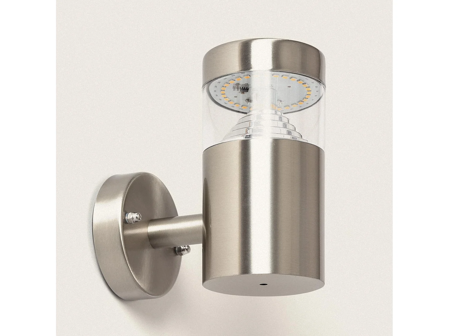 Lámpara de Pared Exterior LED 5W Acero Inoxidable Inti 4000K Blanco Neutro