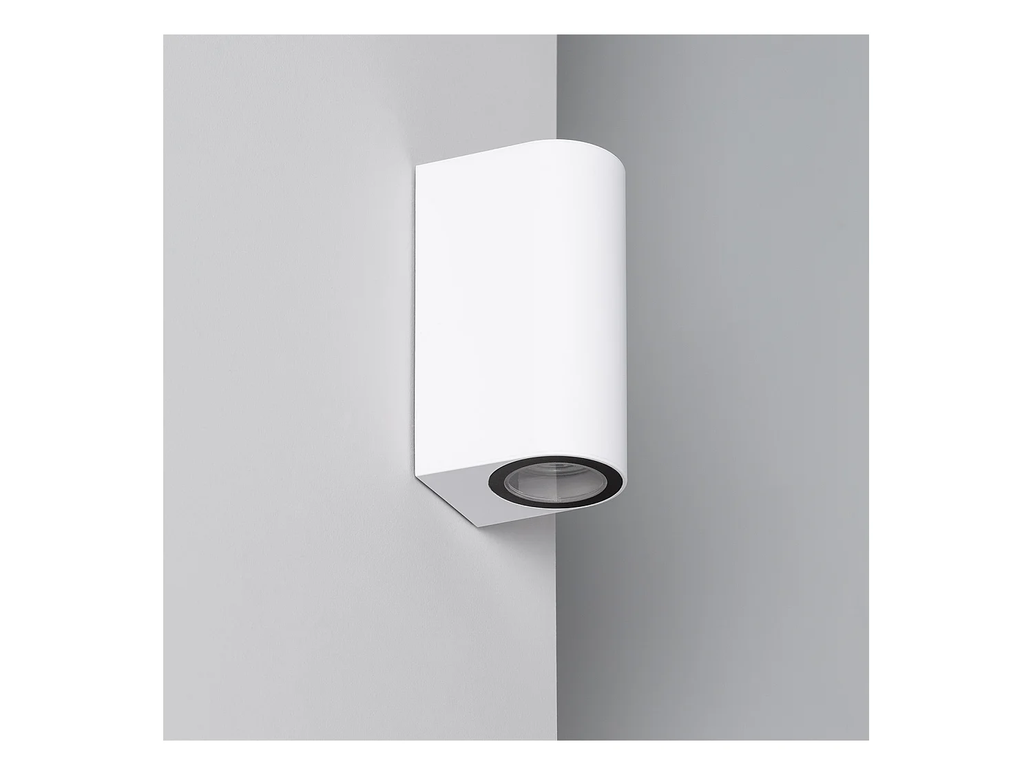 Aplique de Pared Exterior Iluminación Doble Cara Gala Blanco Blanco