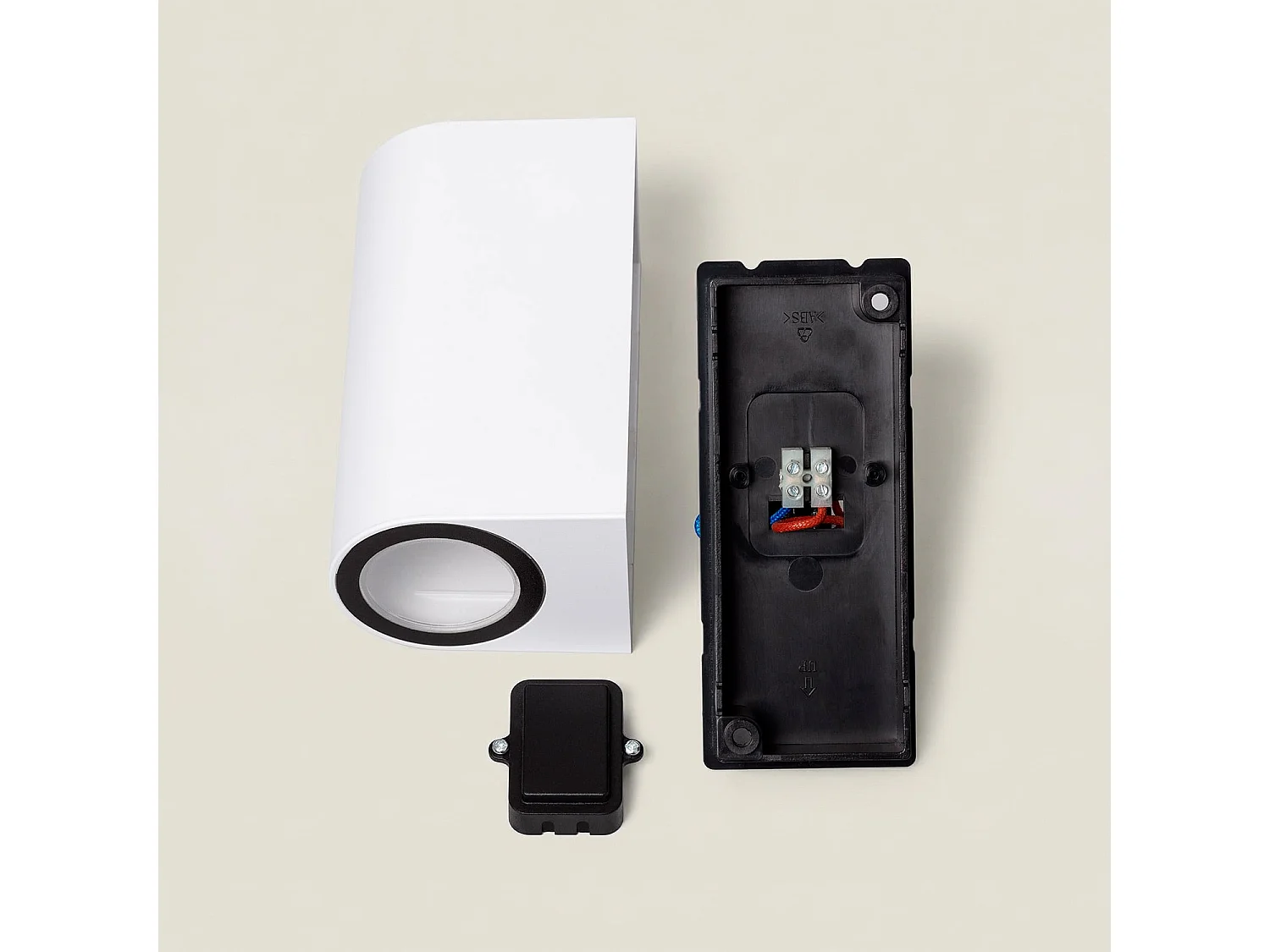 Applique Murale Extérieure Éclairage Double Face Gala Blanche  Blanc