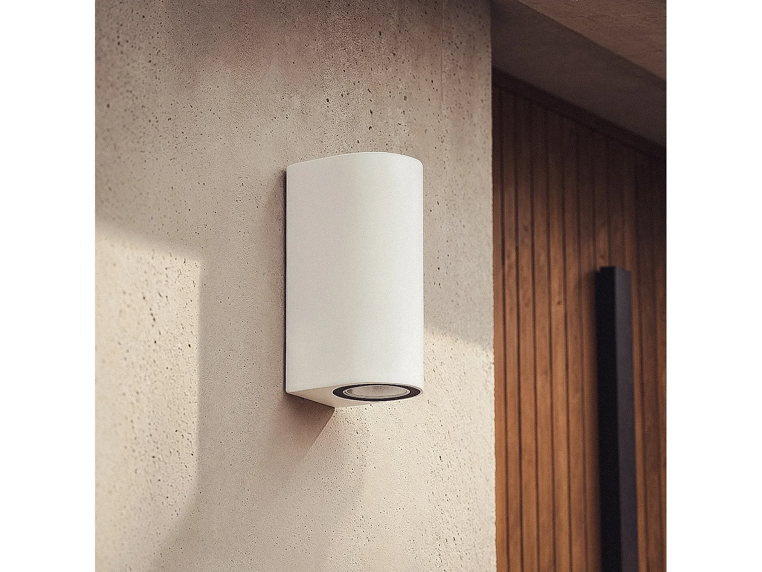 Aplique de Pared Exterior Iluminación Doble Cara Gala Blanco Blanco