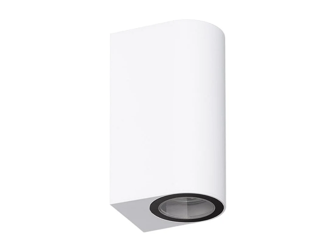 Aplique de Pared Exterior Iluminación Doble Cara Gala Blanco Blanco