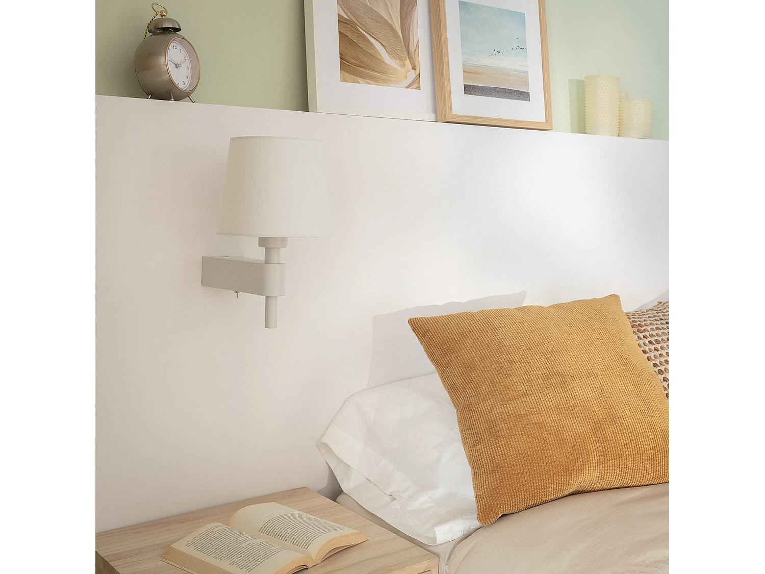 Lampe Murale Métal Chini Blanc