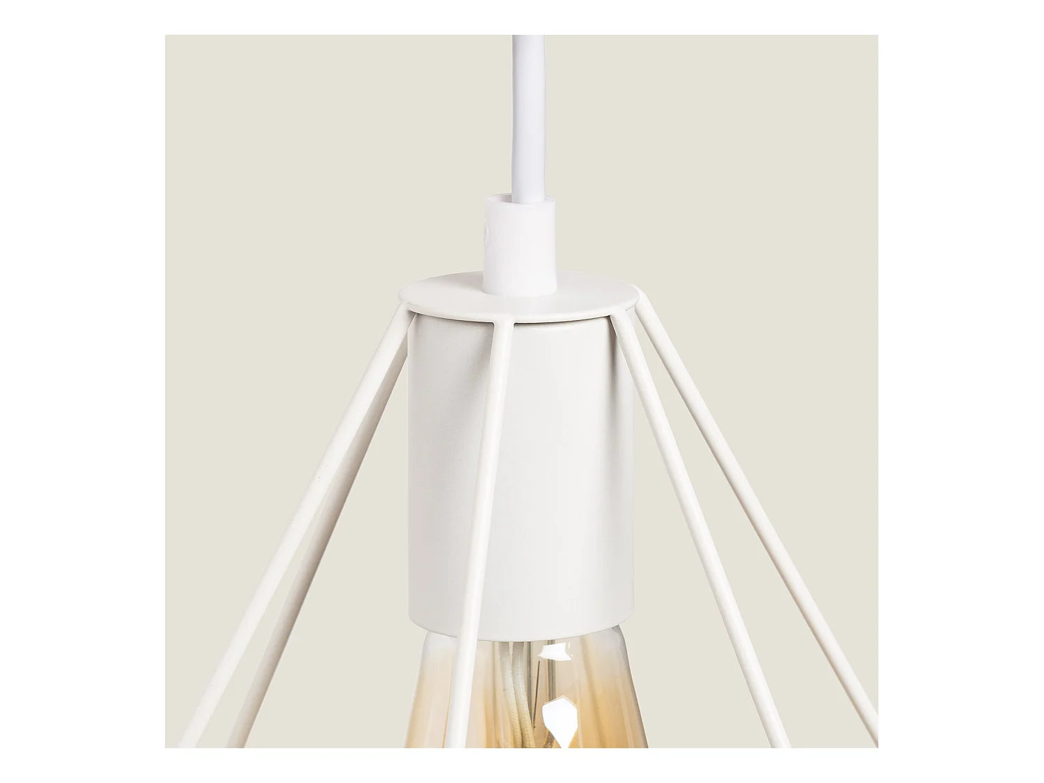 Lampe Murale Métal et Bois Sardo Blanc