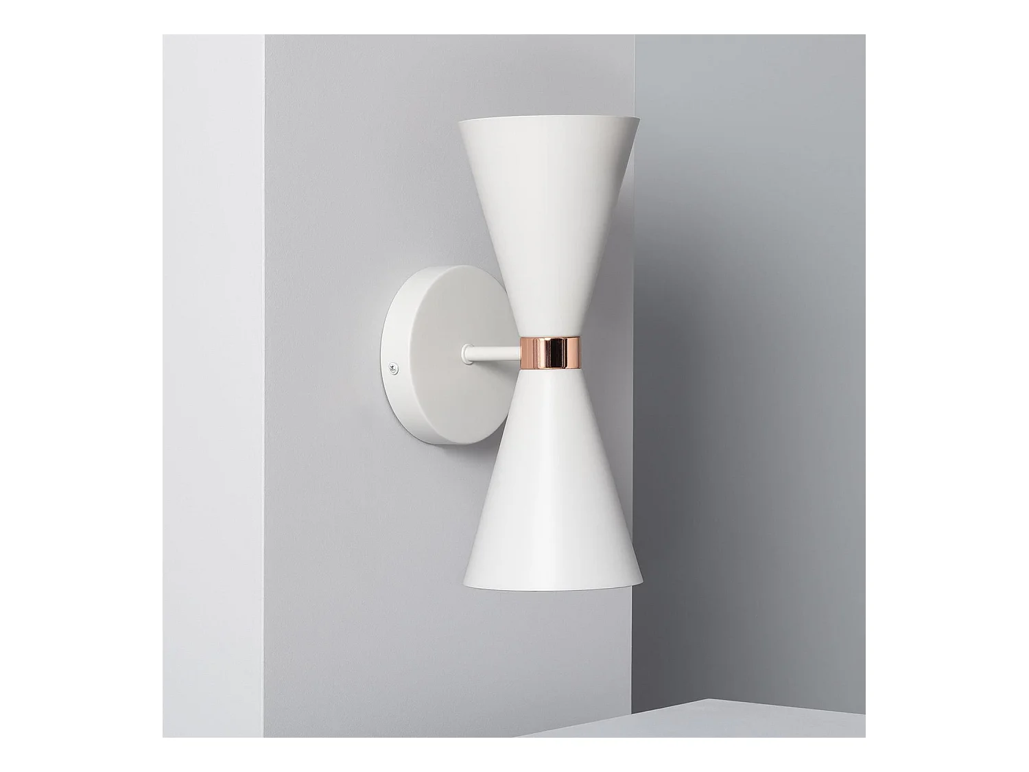 Lampe Murale Métal Kusini  Blanc
