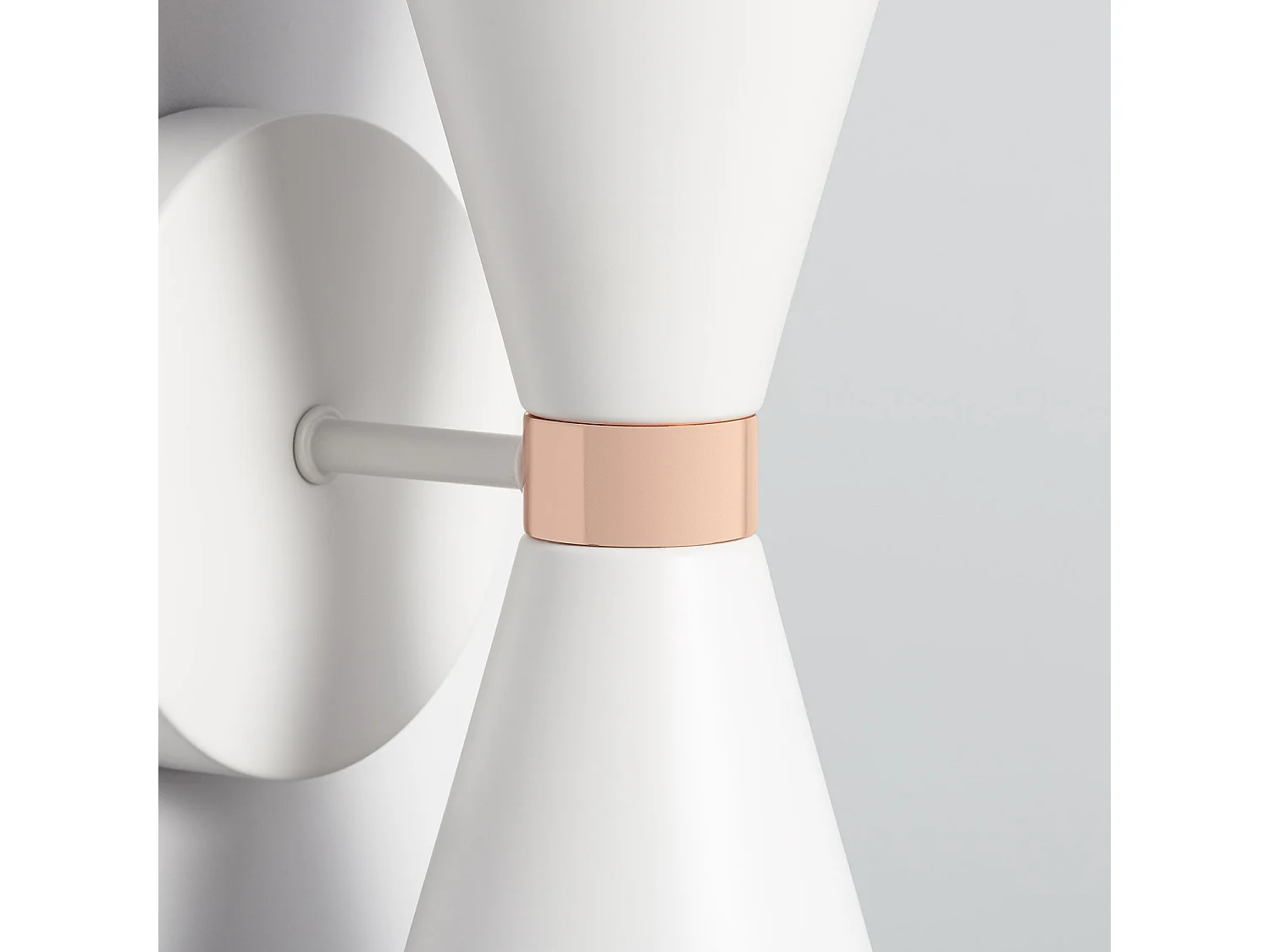 Lampe Murale Métal Kusini  Blanc