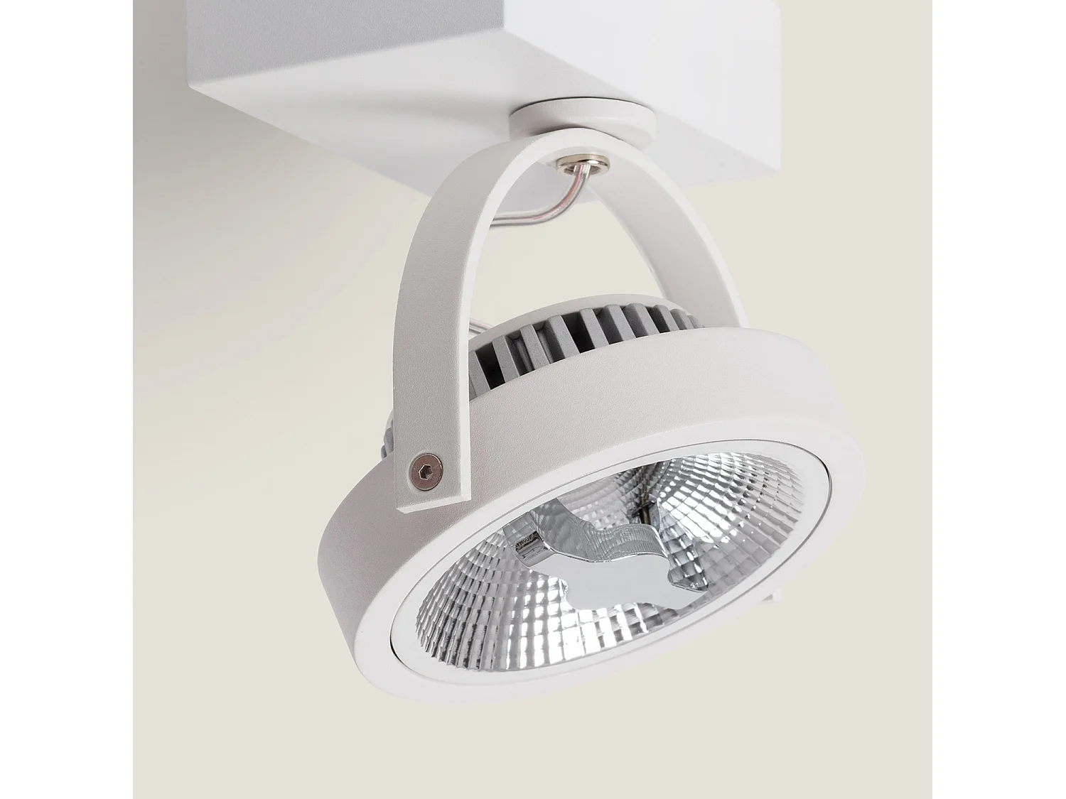 Spot LED 15W CREE en Saillie Orientable AR111 Dimmable Blanc  4000K Blanc neutre