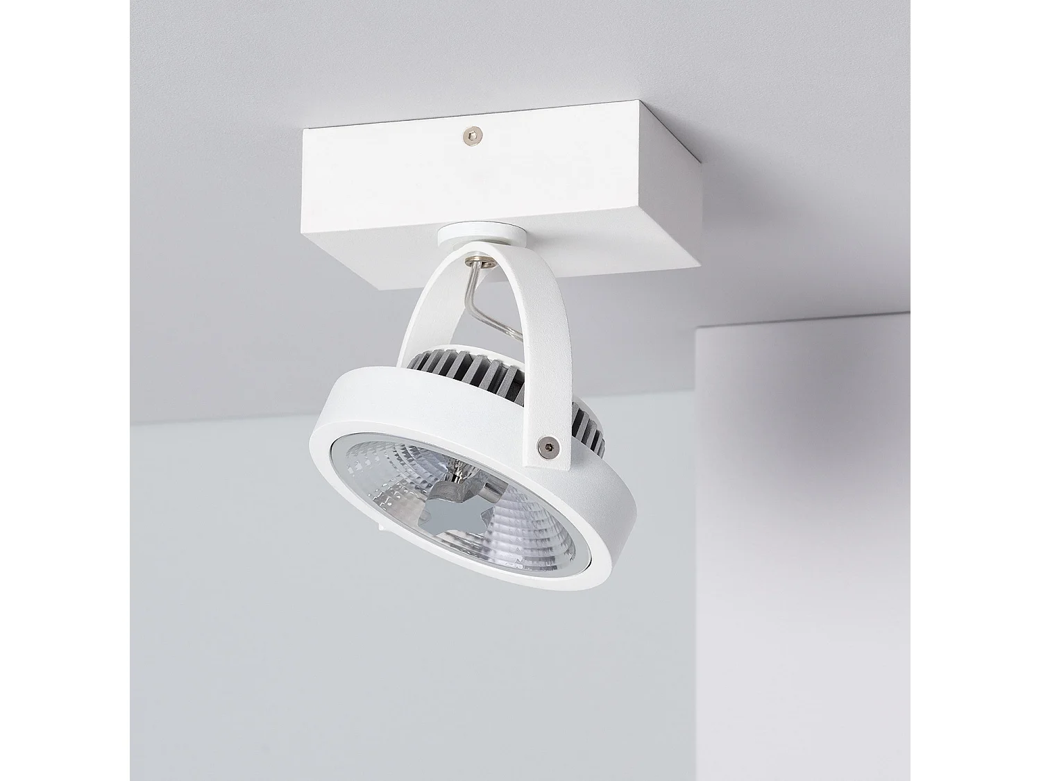 Spot LED 15W CREE en Saillie Orientable AR111 Dimmable Blanc  4000K Blanc neutre