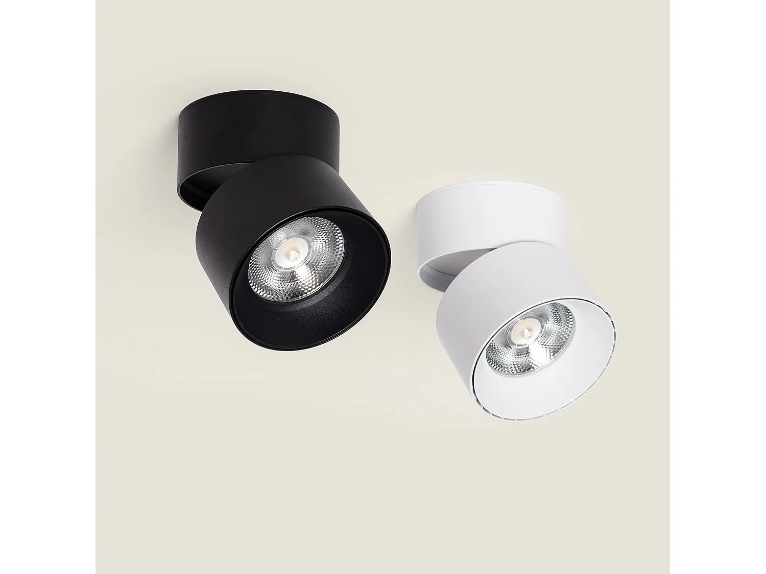 Applique LED 30W Alluminio Circolare Nero New Onuba 2700K Bianco Caldo