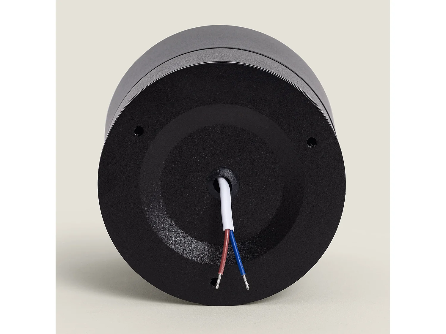 Applique LED 30W Alluminio Circolare Nero New Onuba 2700K Bianco Caldo