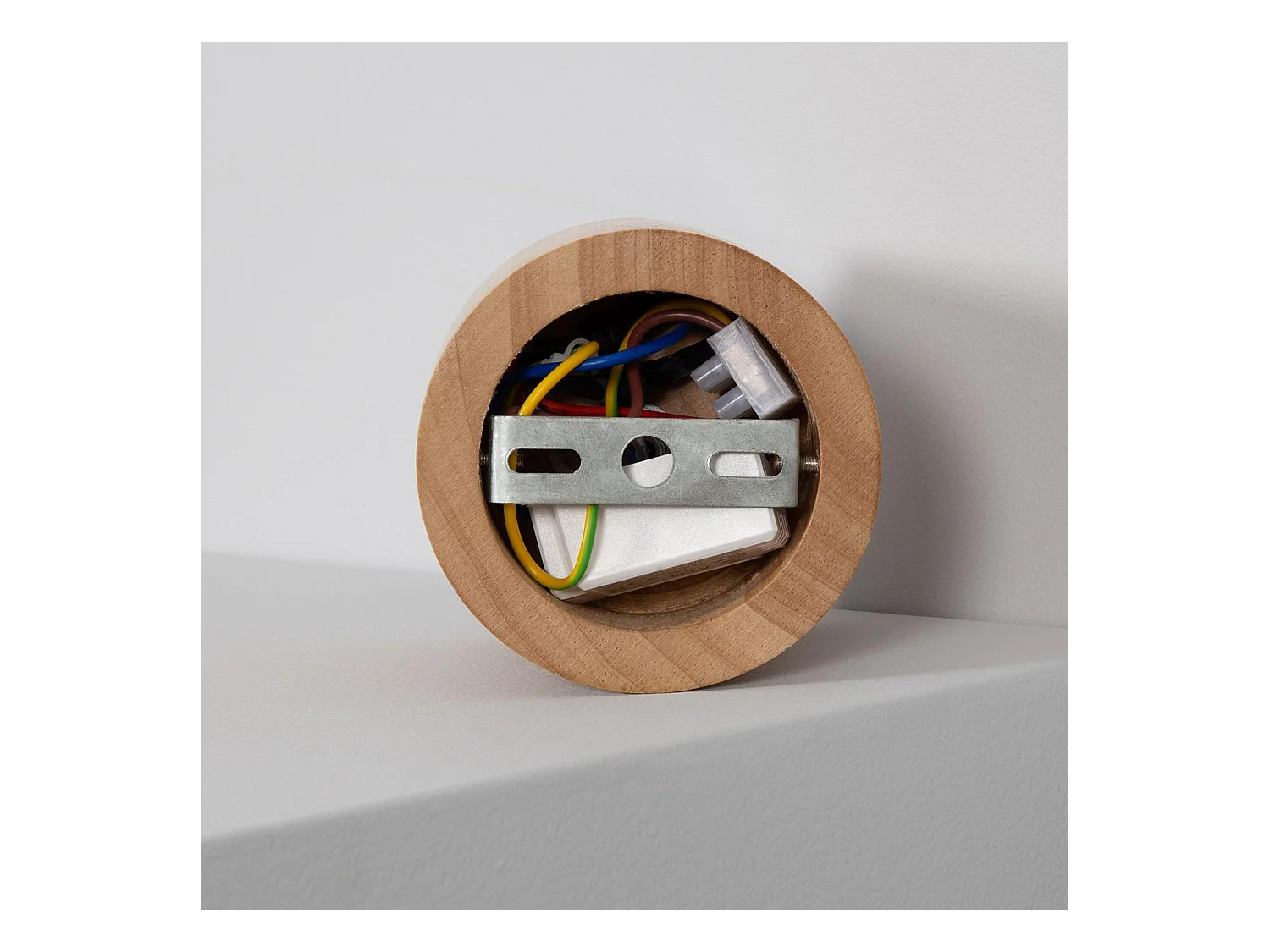 Plafonnier LED Bois 6W Esben  2700K Blanc chaud