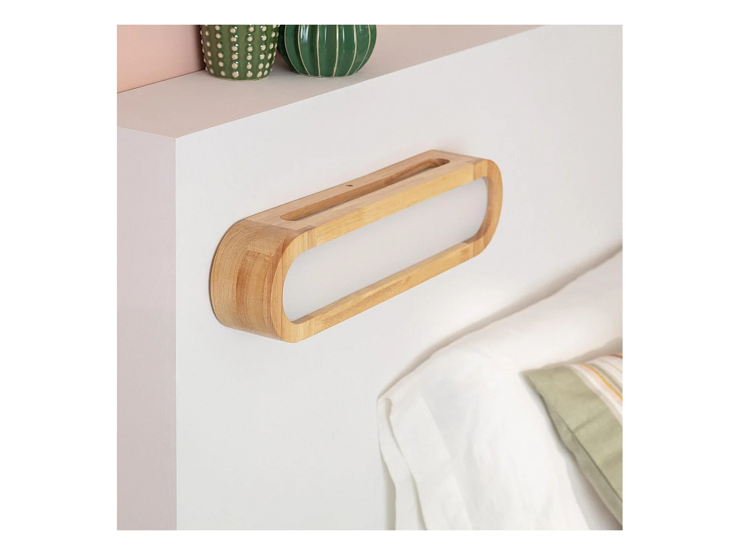 Applique da Parete LED 12W Legno Egil 2700K Bianco Caldo