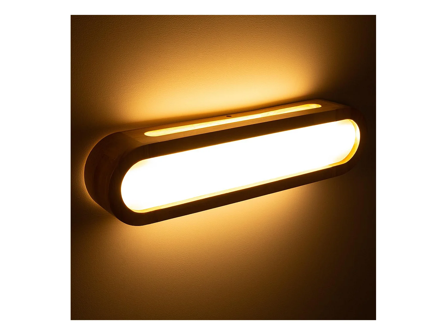 Applique da Parete LED 12W Legno Egil 2700K Bianco Caldo