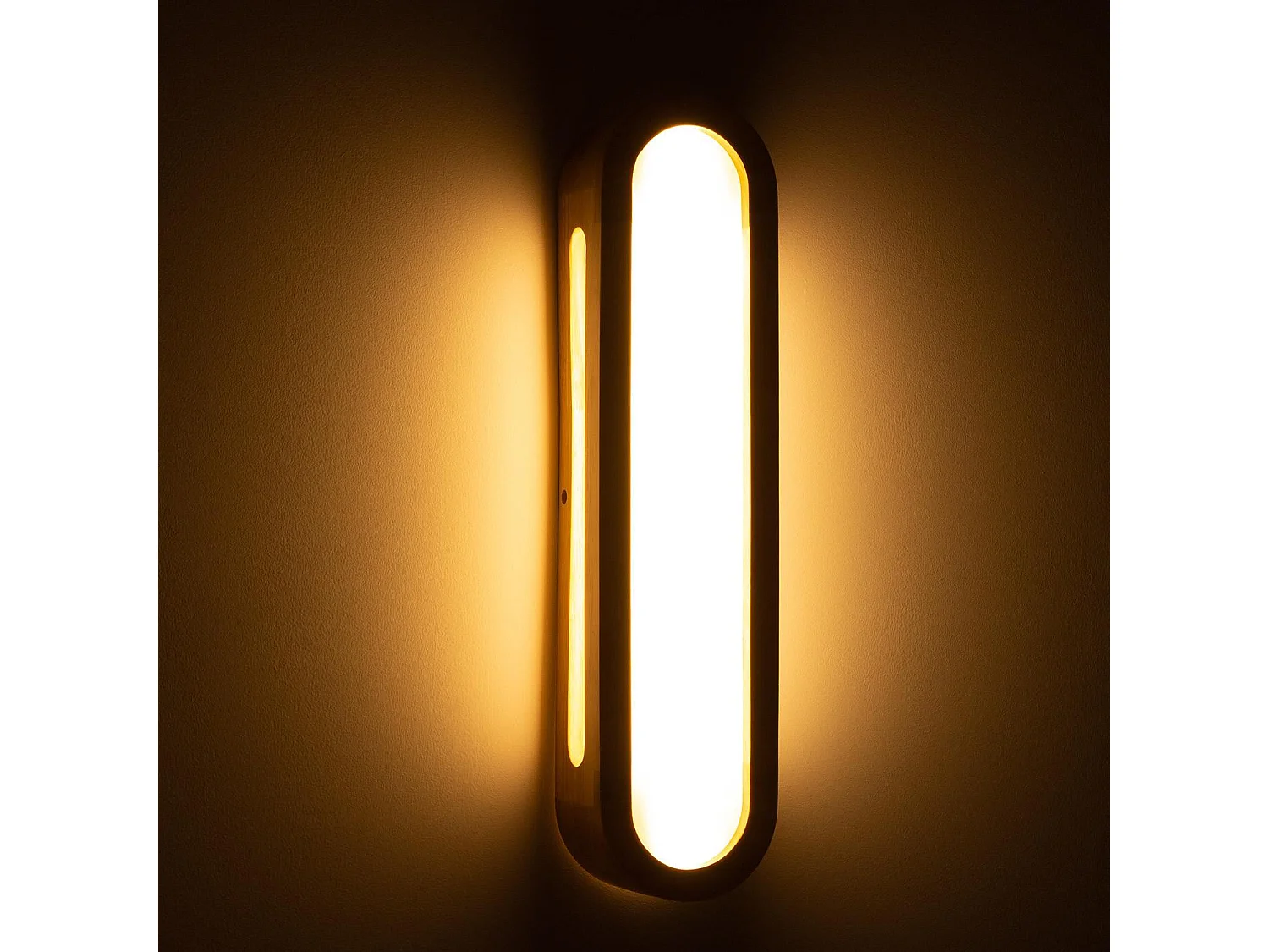 Applique Murale LED Bois 12W Egil 2700K Blanc chaud