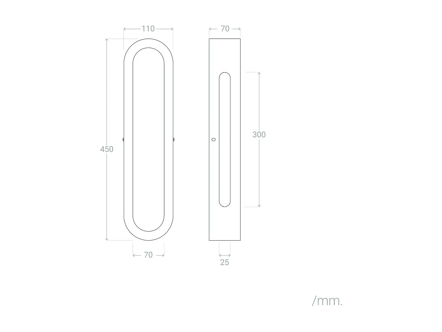 Applique Murale LED Bois 12W Egil 2700K Blanc chaud