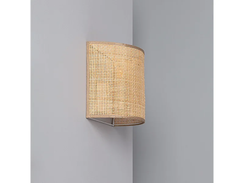 Applique da Parete in Rattan Baracoa Nusu Naturale