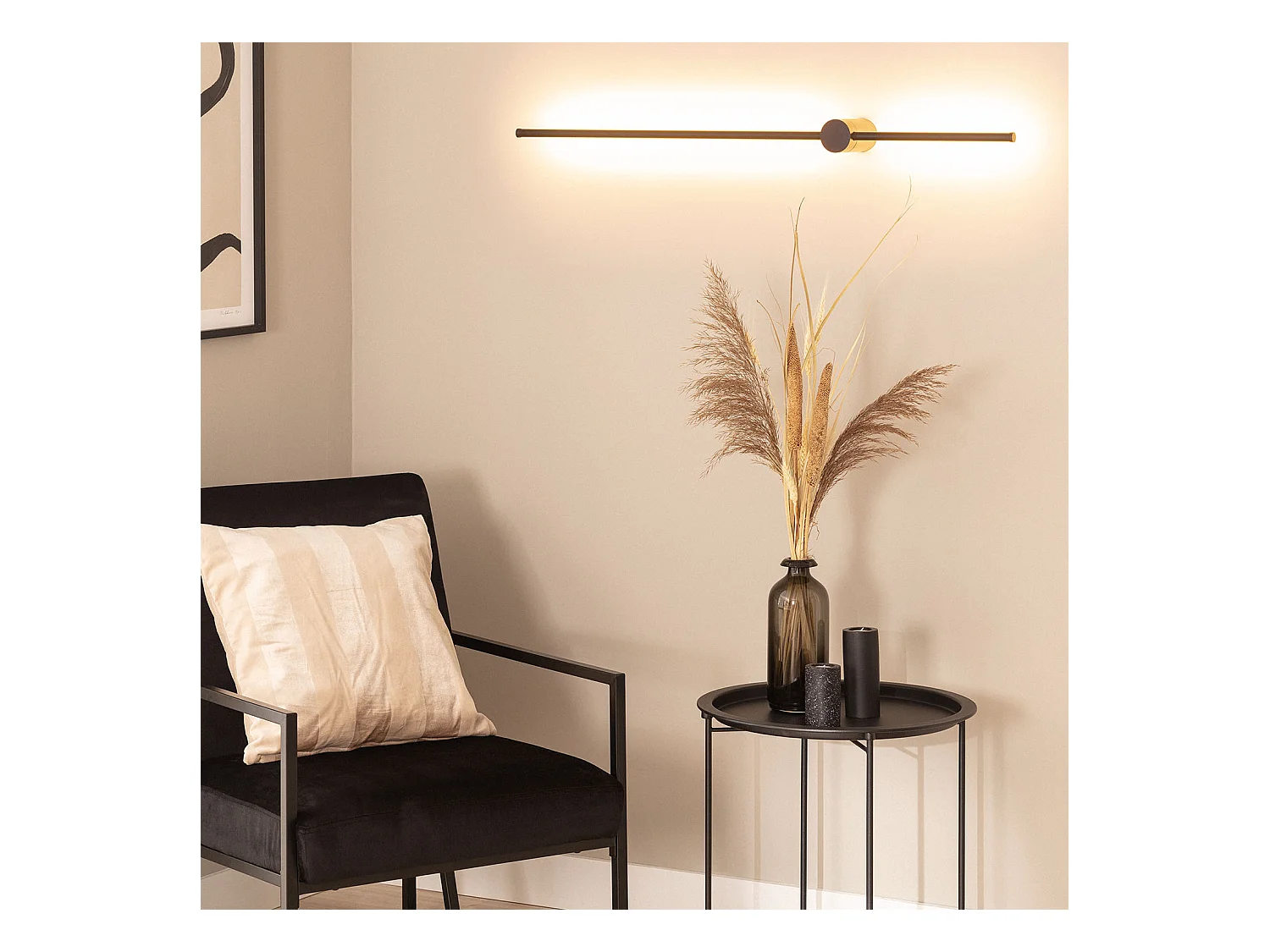 Applique da Parete LED 15W Metallo Big DeLux Nero