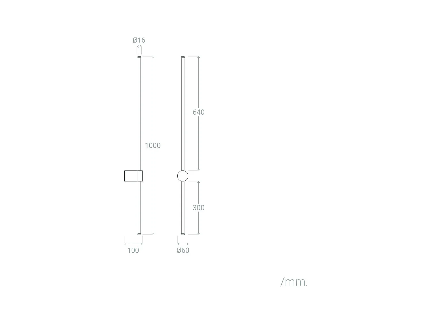 Applique da Parete LED 15W Metallo Big DeLux Nero
