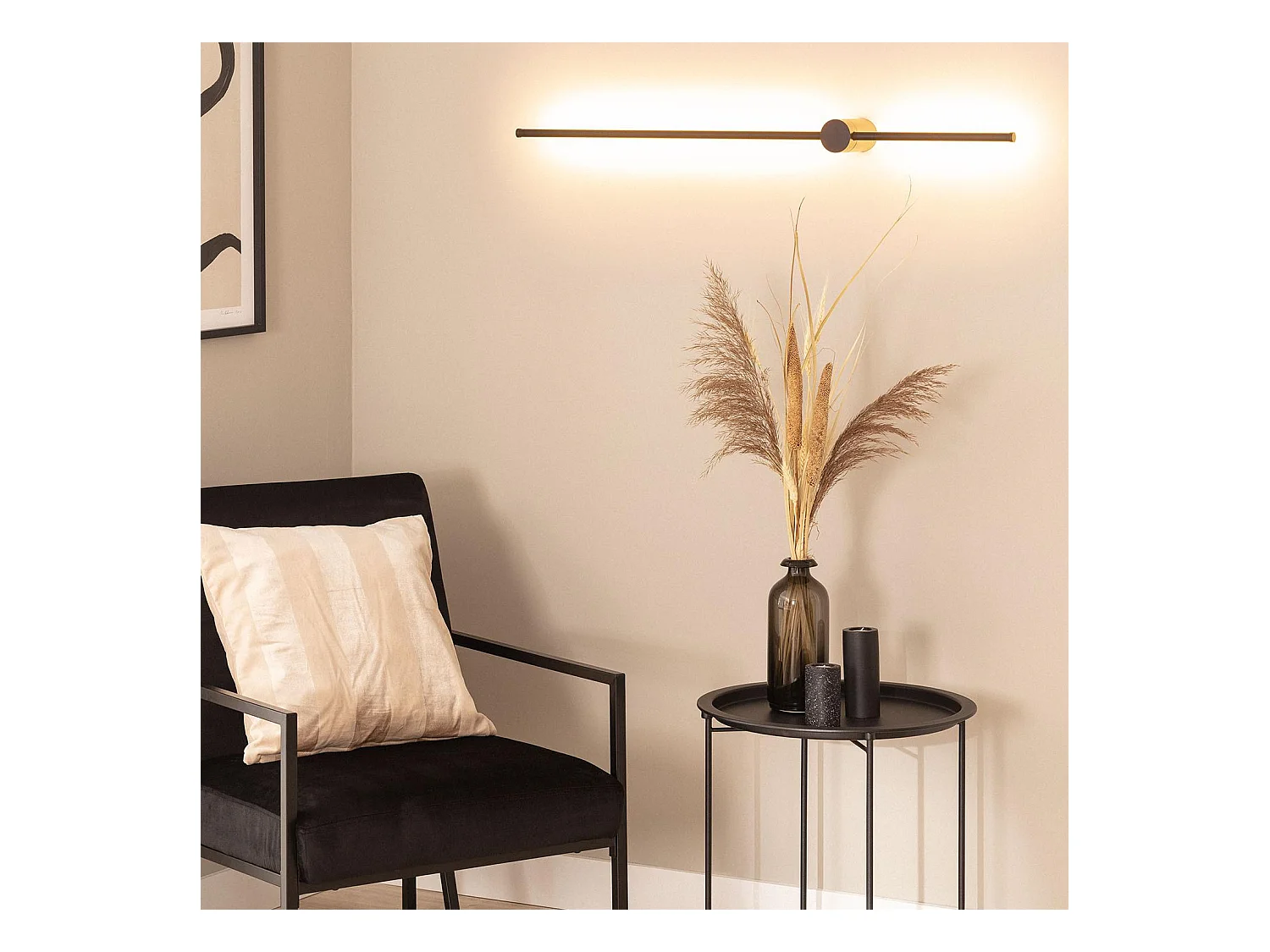 Applique da Parete LED 15W Metallo Big DeLux Nero