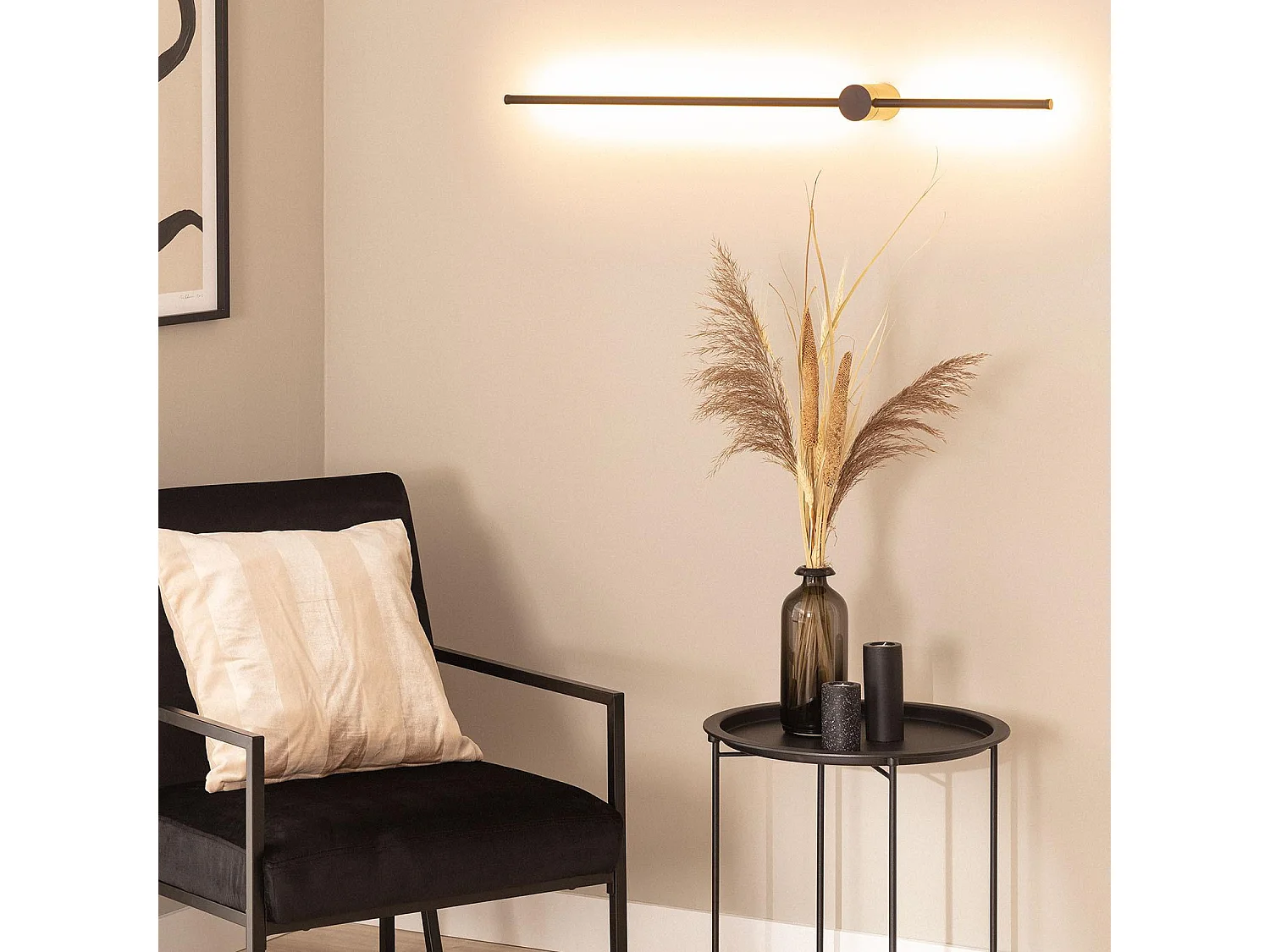 Applique da Parete LED 15W Metallo Big DeLux Nero