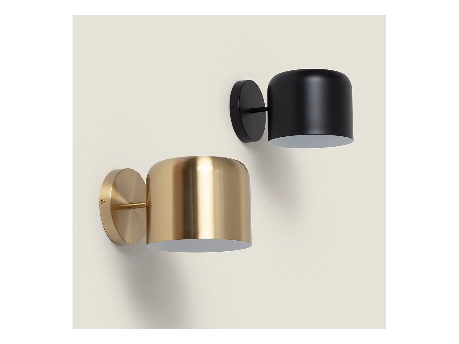 Lampe Murale Métal Bedourie Noir