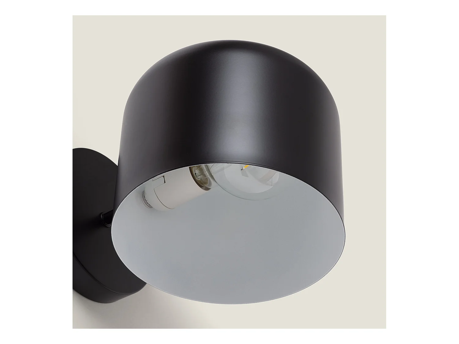 Lampe Murale Métal Bedourie Noir