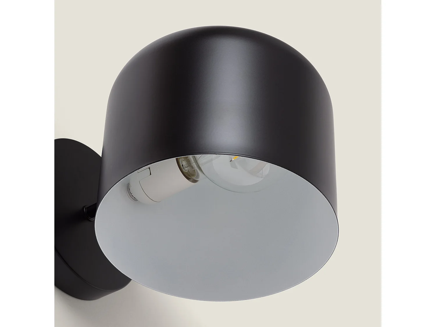 Lampe Murale Métal Bedourie Noir