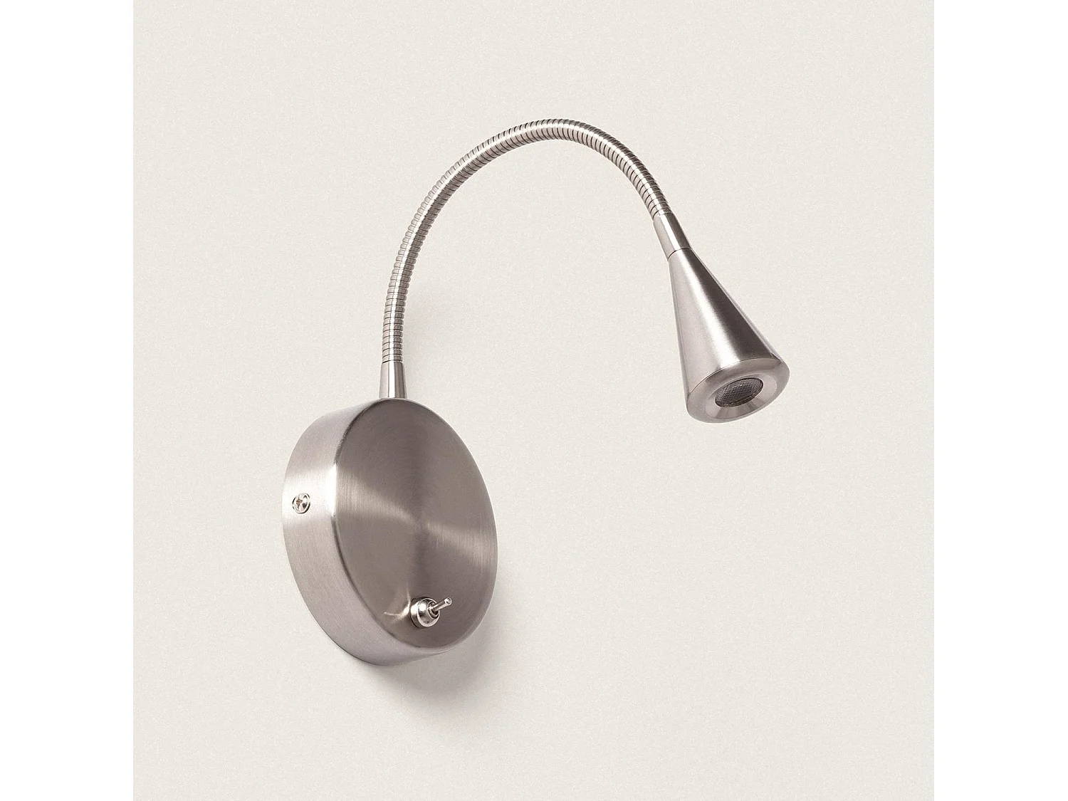 Lampada da Parete LED 3W Metallo con Interruttore Koiné 3000K Bianco Caldo