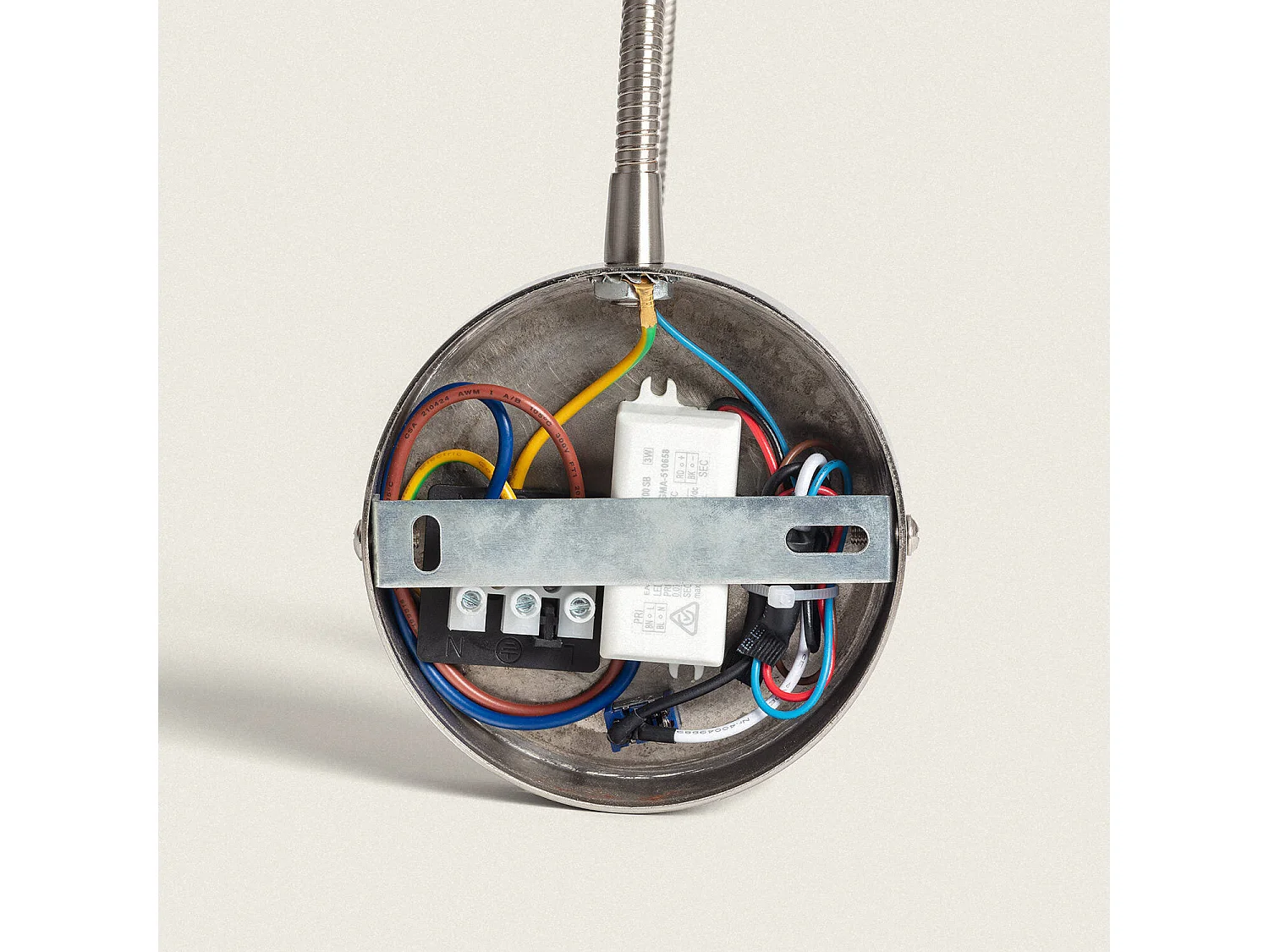 Lampe Murale LED Métal Koiné 3W avec Interrupteur  3000K Blanc chaud