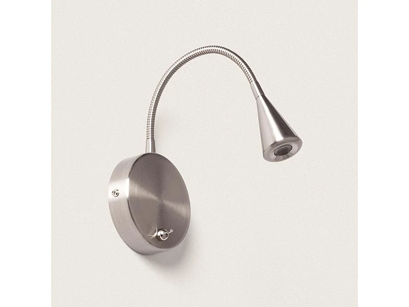 Lampe Murale LED Métal Koiné 3W avec Interrupteur  3000K Blanc chaud