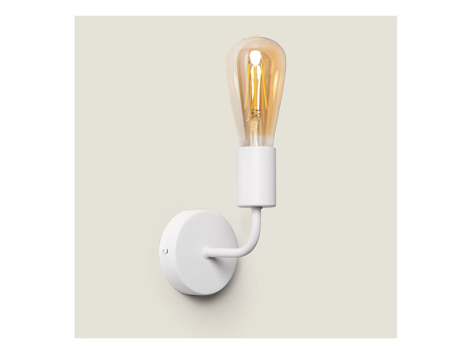 Lampe Murale Métal Jayso Blanc
