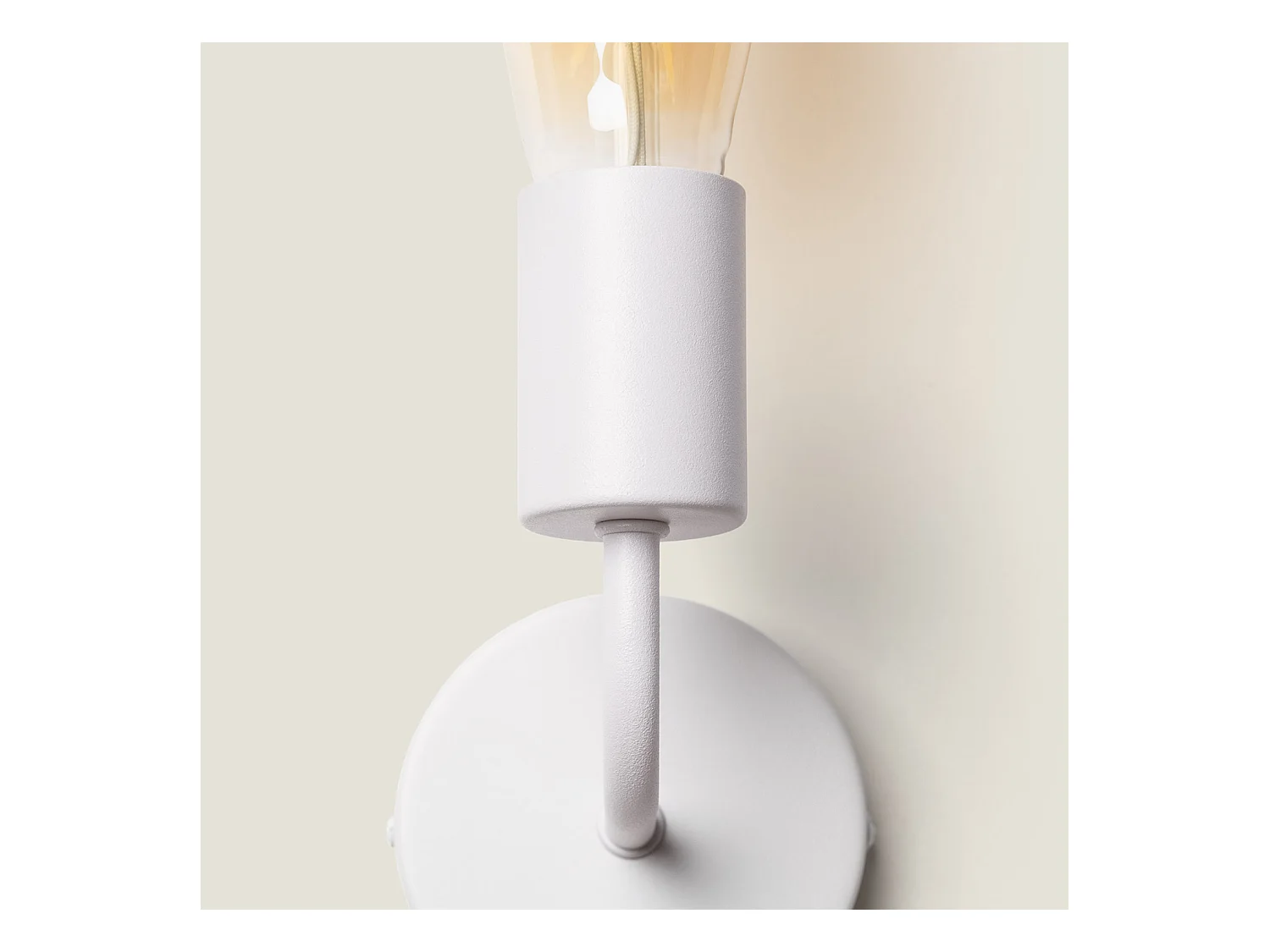 Lampe Murale Métal Jayso Blanc